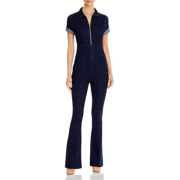 WeWoreWhat Denim Zip-up Jumpsuit - Picture 2 of 8
